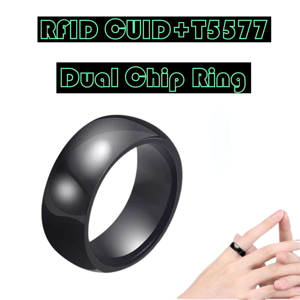 Smart Ring Nfc Pay - Rfid Smart Dual Chip Kloon Key
