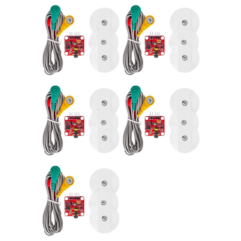 Muscle Sensor Emg - BTLIFE-5X Spier-elektrische sensormodule EMG-signaalverzameling voor Arduino