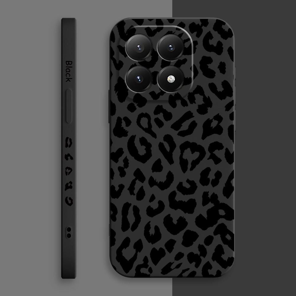 Xiaomi Poco X6 - Telefoonhoesje met luipaardprint voor Xiaomi Poco