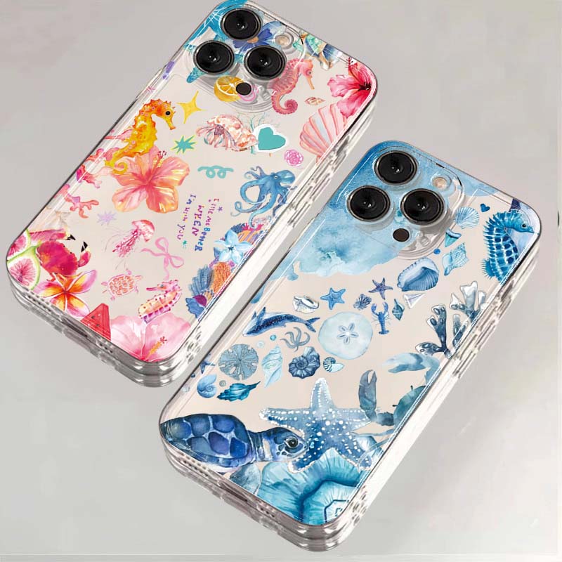 Samsung Galaxy S25 - Zomer Cartoon Schildpad Patroon Telefoon Case