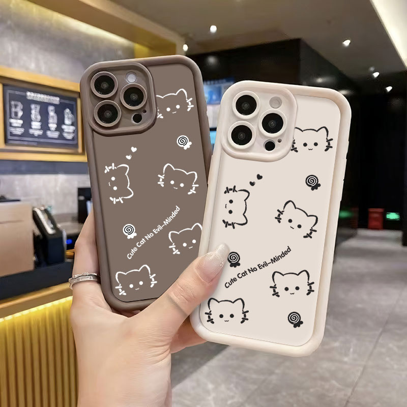 Realme Gt 6 - Mode Leuke Kat Case Voor Realme