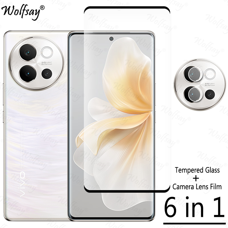 Vivo V40 - Volledige Cover Gehard Glas Voor Vivo