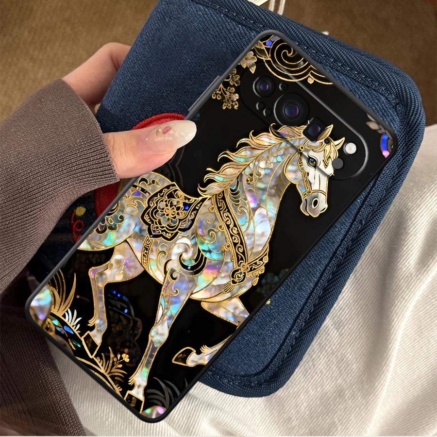 Google Pixel 9 - Lucky Horse Funda Telefoon Cover Case