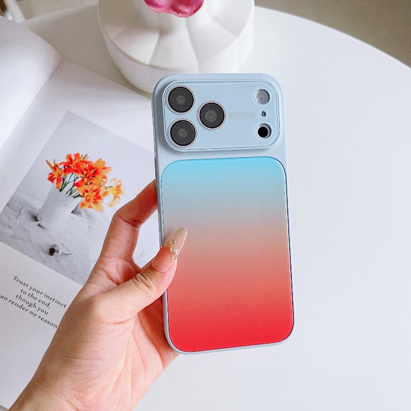 Apple Iphone 15 Pro Max - Luxe Gradient Grote Venster Gehard Glas