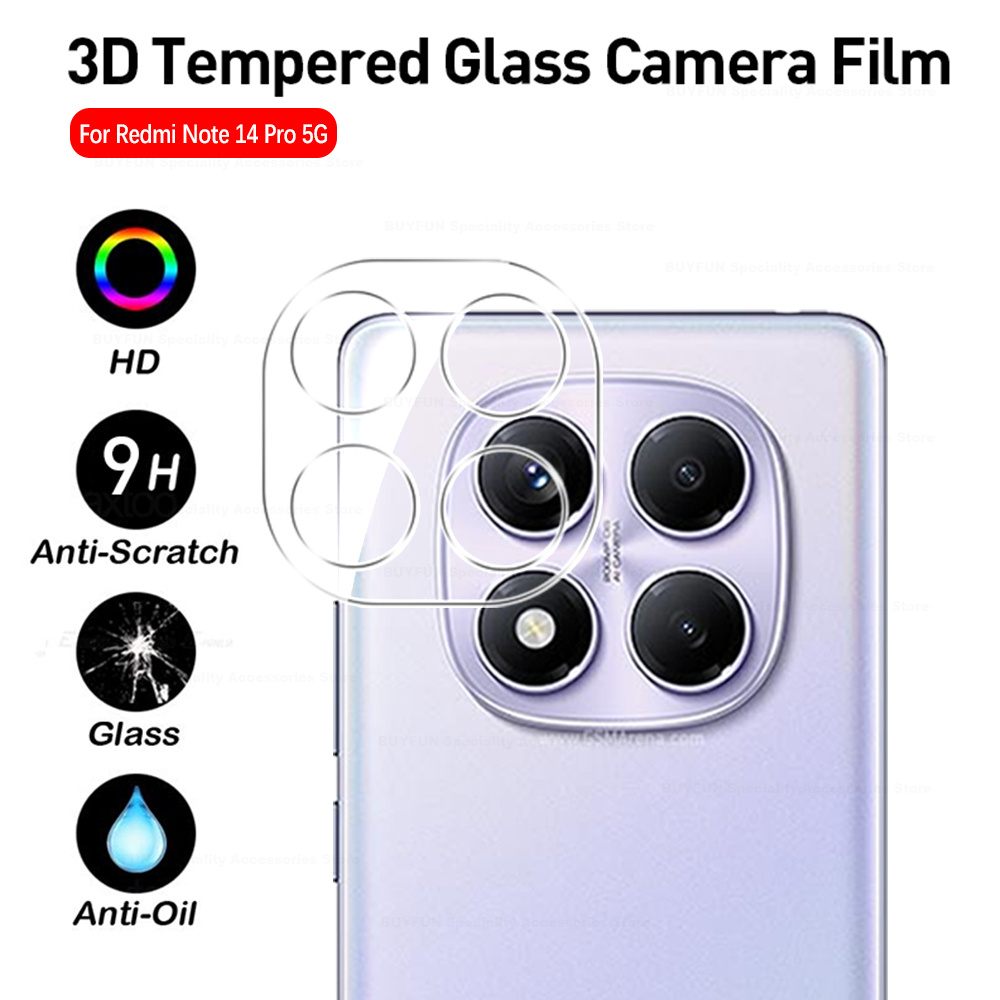 1-3PCS 3D Camera Glas Protecto - Xiaomi Redmi Note 14 recensie en prijs