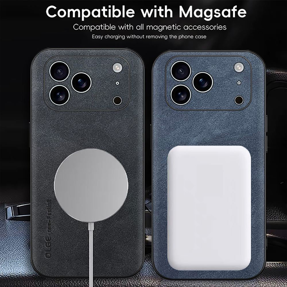 MagSafe lederen textuur bumper - Apple Iphone 15 Pro Max recensie en prijs