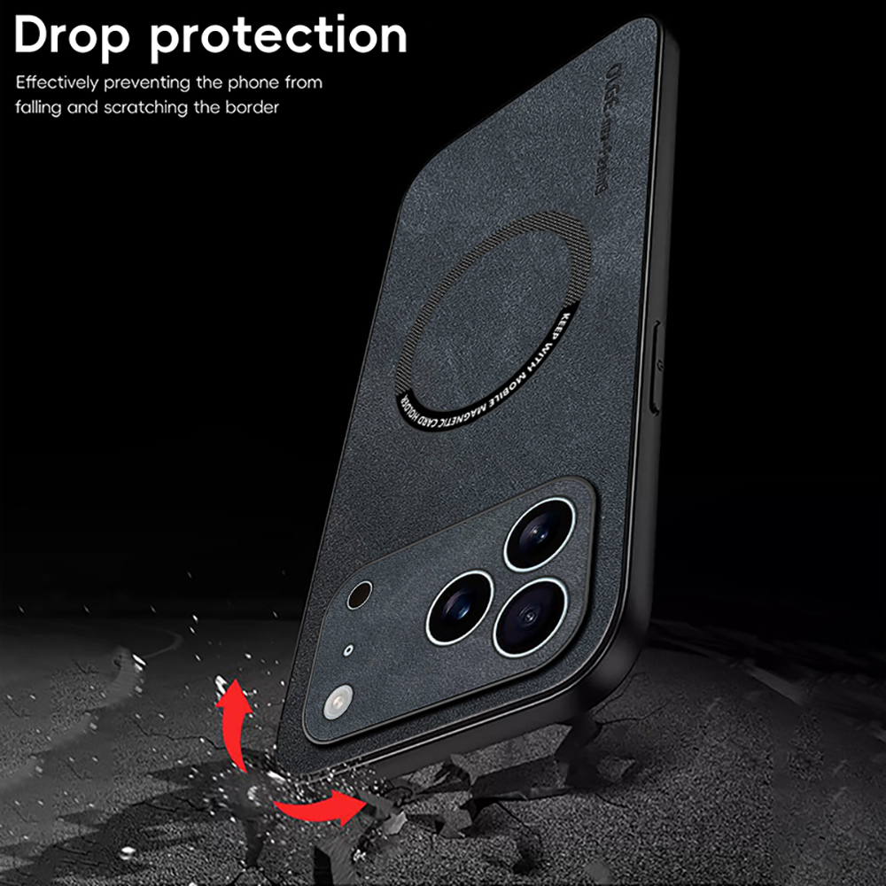 MagSafe lederen textuur bumper - Apple Iphone 15 Pro Max recensie en prijs