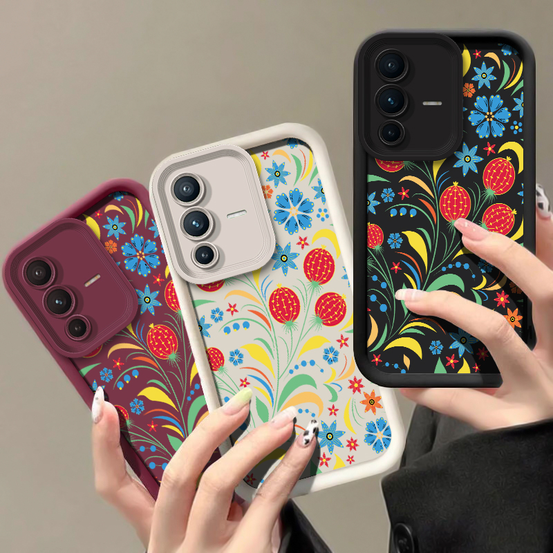 Bloemen Telefoonhoesje Voor Vi - Vivo V40 recensie en prijs